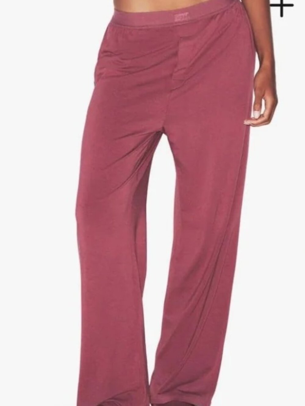 🍿 SKIMS Boyfriend Loose Pant | Beet | XS | NWT 🍿